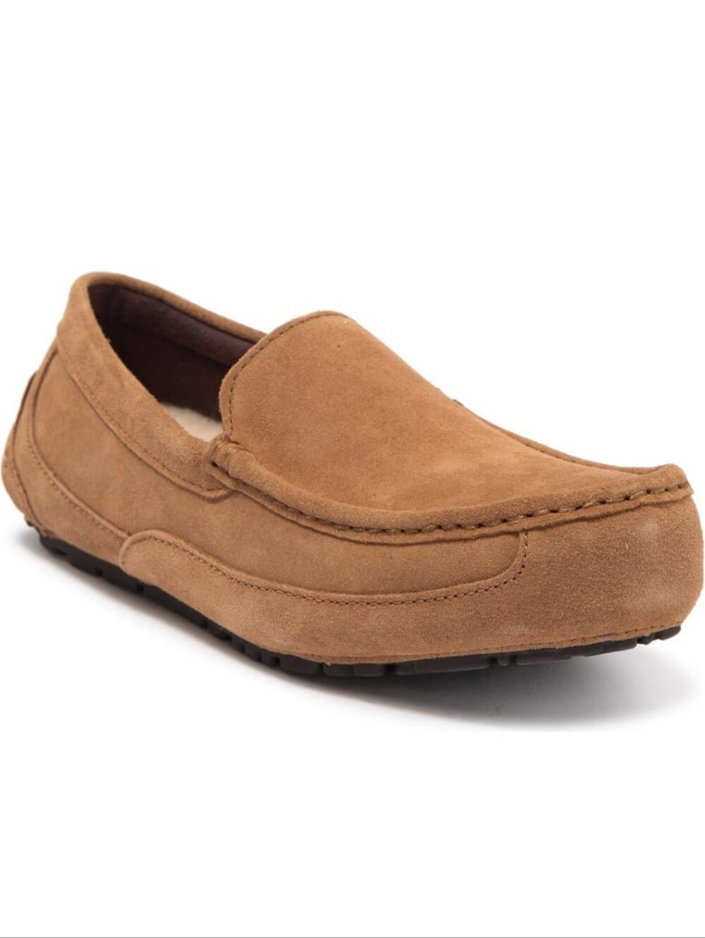 UGG Men's Alder Suede Slip-On Slippers in Tan